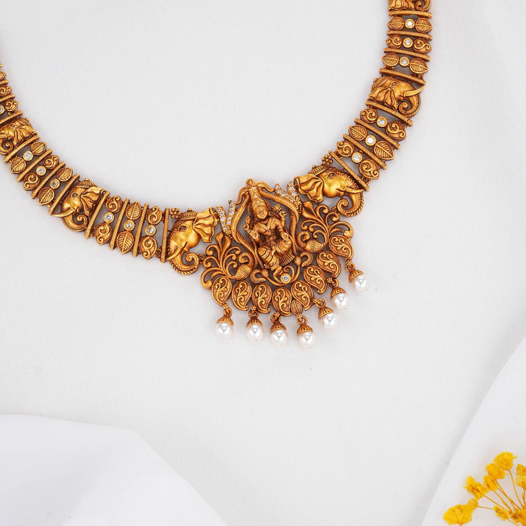 Narmatha 3D Spl Short Necklace Set