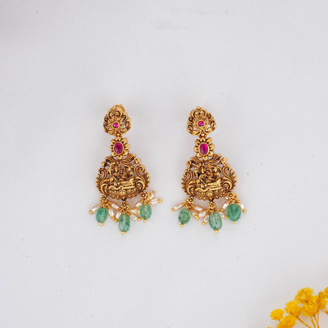 Auspicious 3D Spl Short Necklace Set