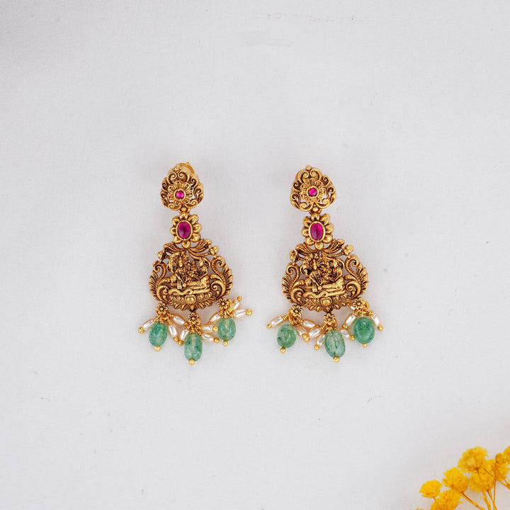 Auspicious 3D Spl Short Necklace Set