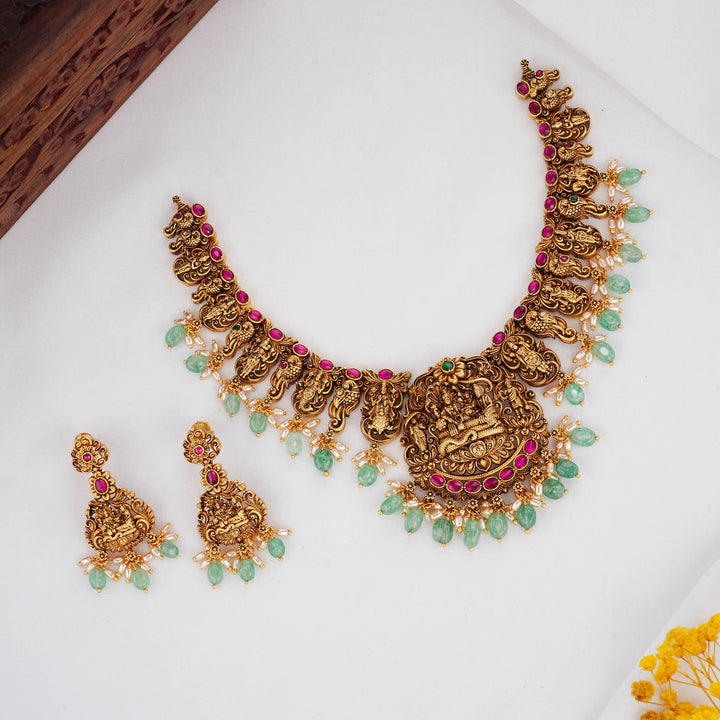Vibrant Heritage 3D Spl Short Necklace Set