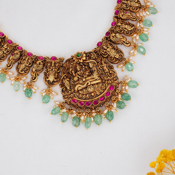 Vibrant Heritage 3D Spl Short Necklace Set