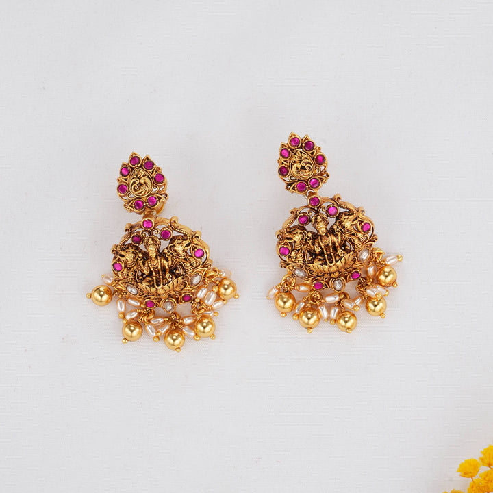 Elegantly Crafted 3D Spl Long Necklace Set