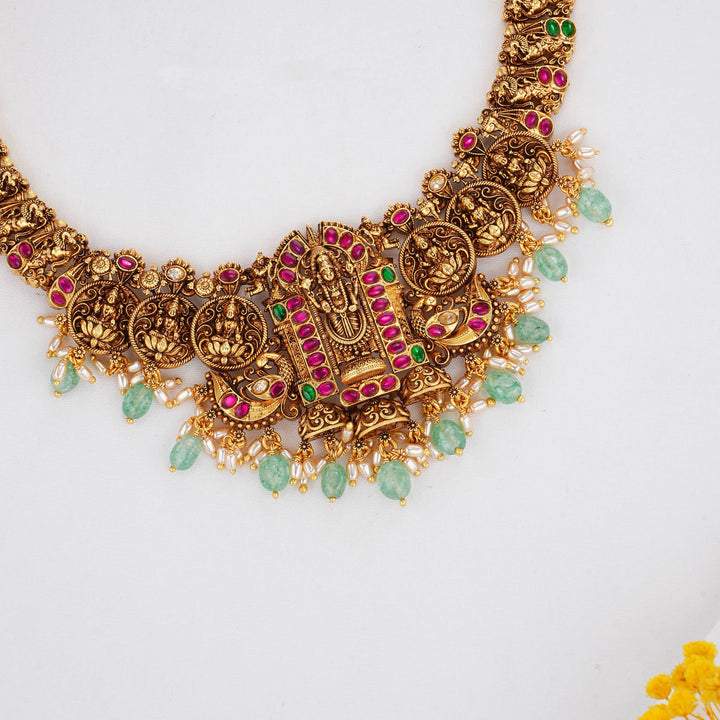 Vibrant Glow 3D Spl Short Necklace Set