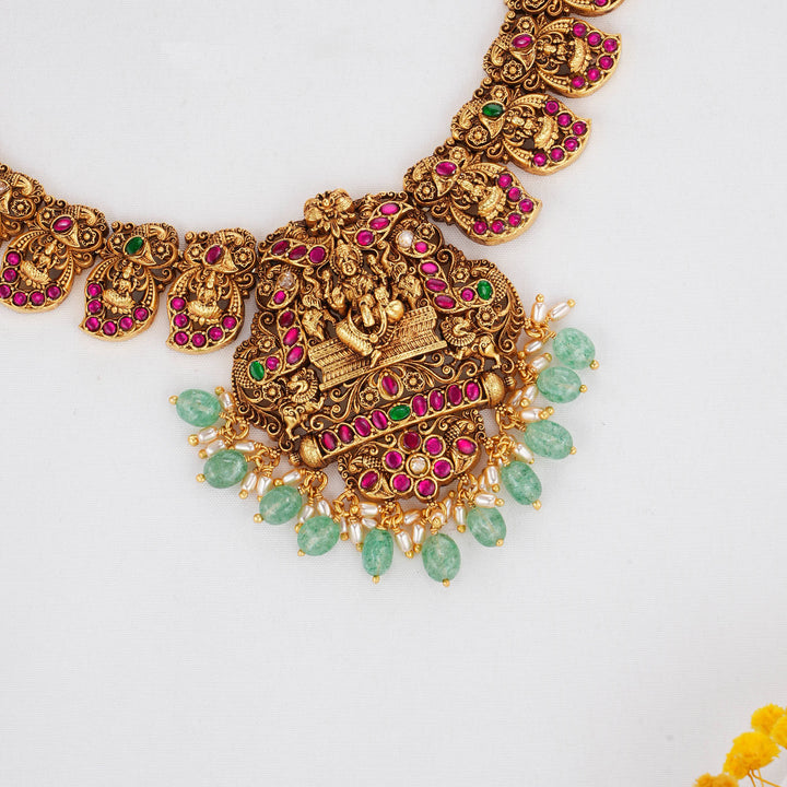Auspicious Heritage 3D Spl Short Necklace Set