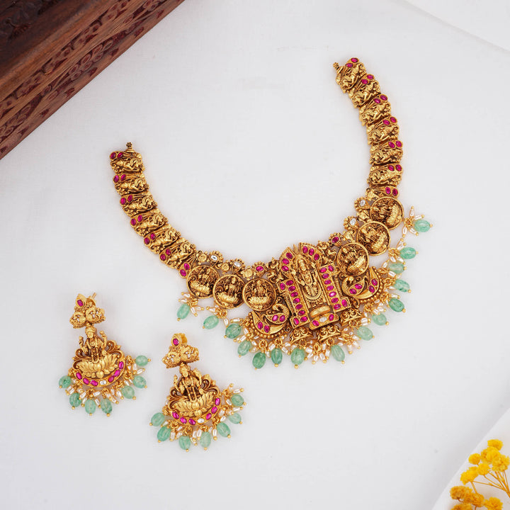 Fit for Royals 3D Spl Short Necklace Set
