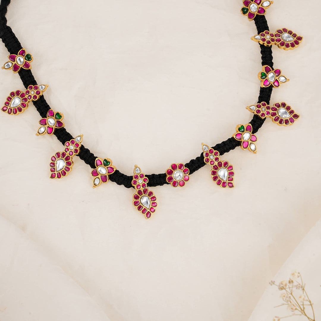 Vibrant Rope kundan Necklace