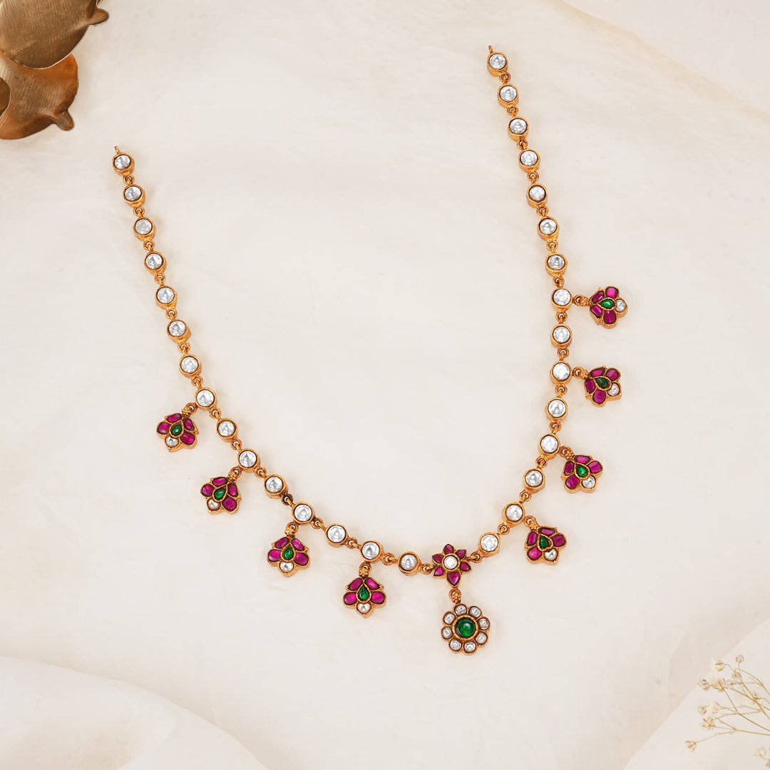 Vintage Kundan Short Necklace