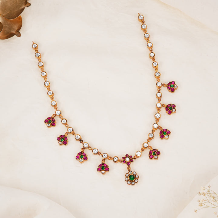 Vintage Kundan Short Necklace