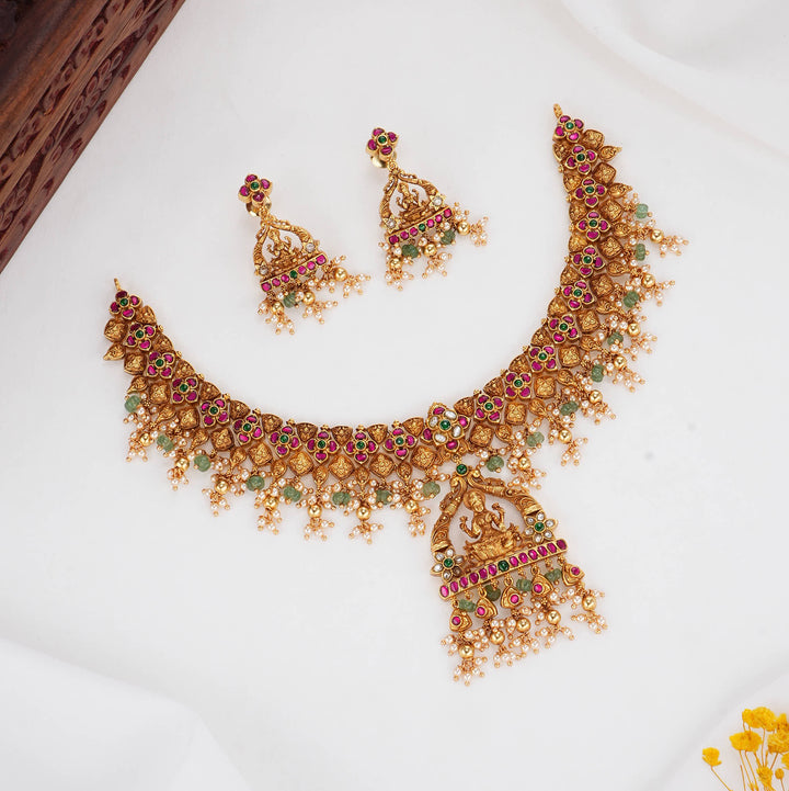 Vivid 3D Spl Short Necklace Set