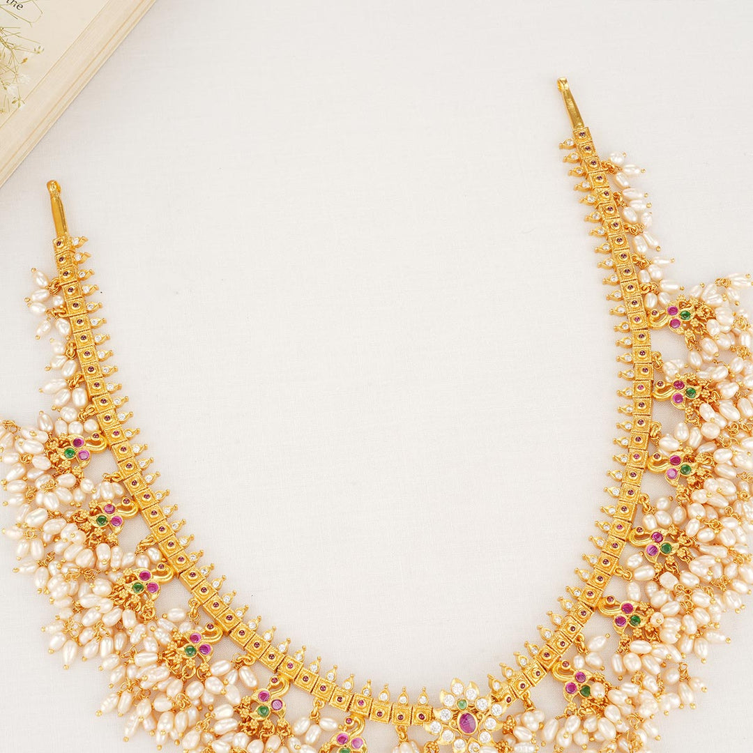 Light Weight Guttapusalu Necklace Gold Price Buy Padmini