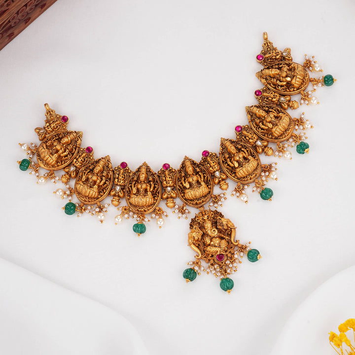 Loved  And Blessed 3D Spl Short Necklace