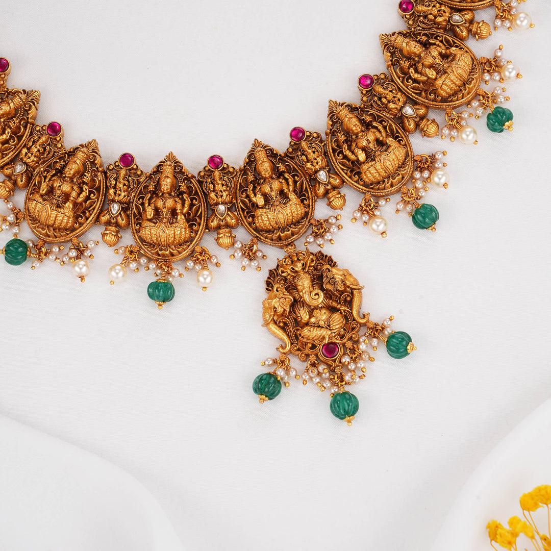 Loved  And Blessed 3D Spl Short Necklace