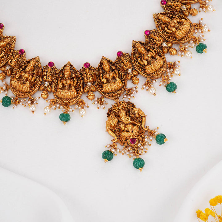 Loved  And Blessed 3D Spl Short Necklace