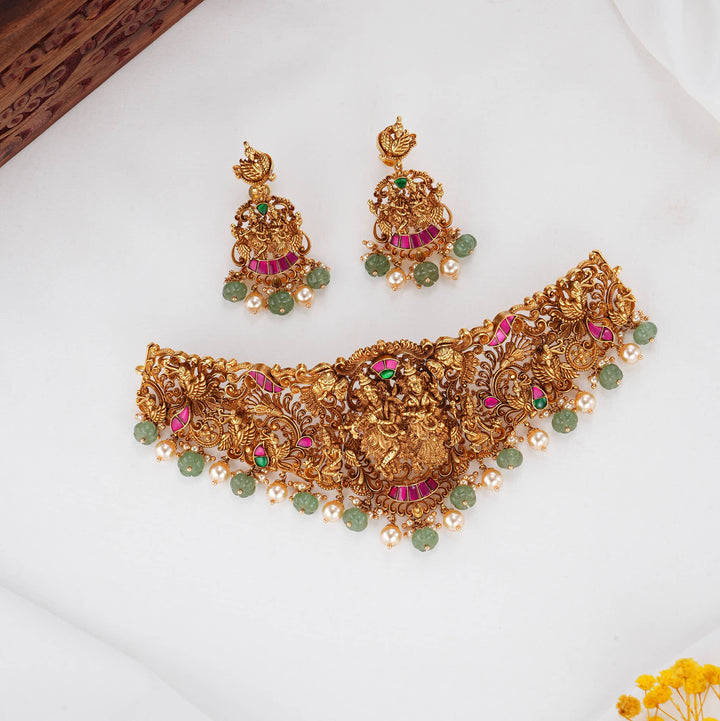 Mystical 3D Spl Choker Necklace Set