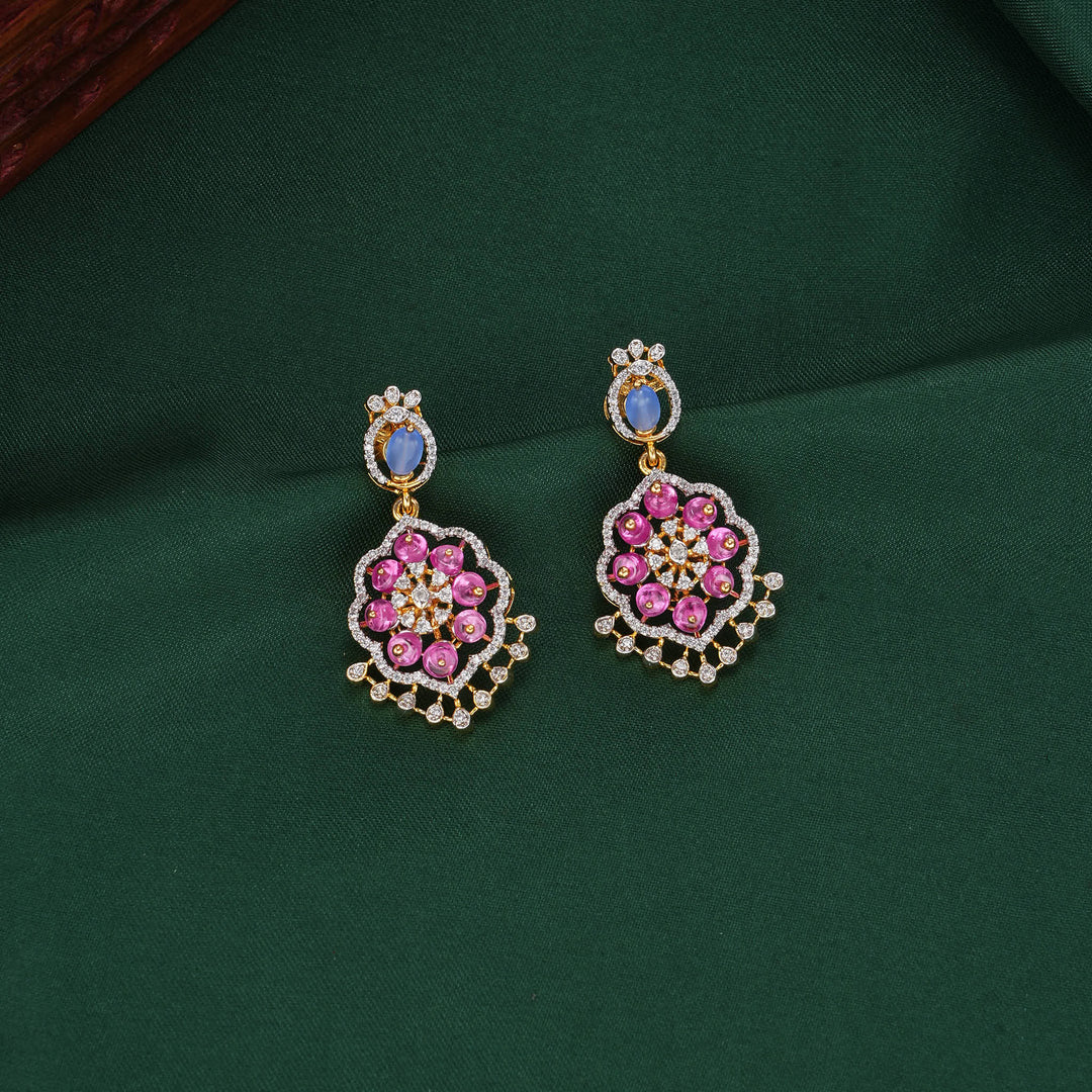 Most Stunning Diamond Design Necklace Set
