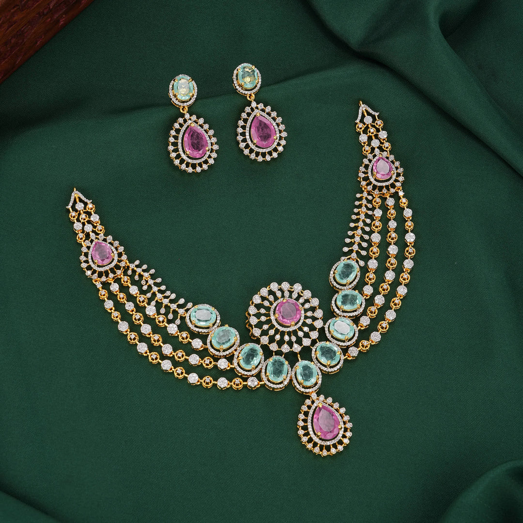Finthikaa Diamond Design Necklace Set