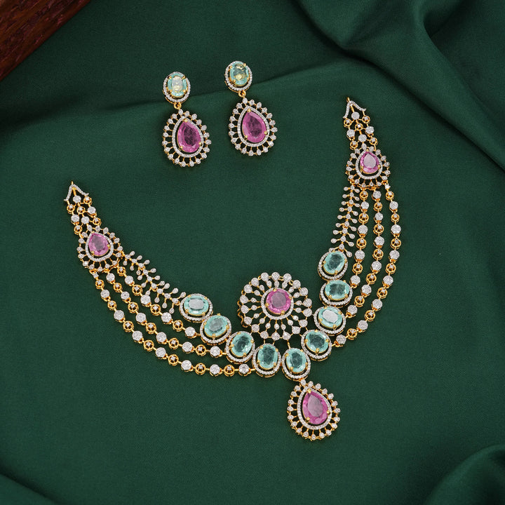 Finthikaa Diamond Design Necklace Set