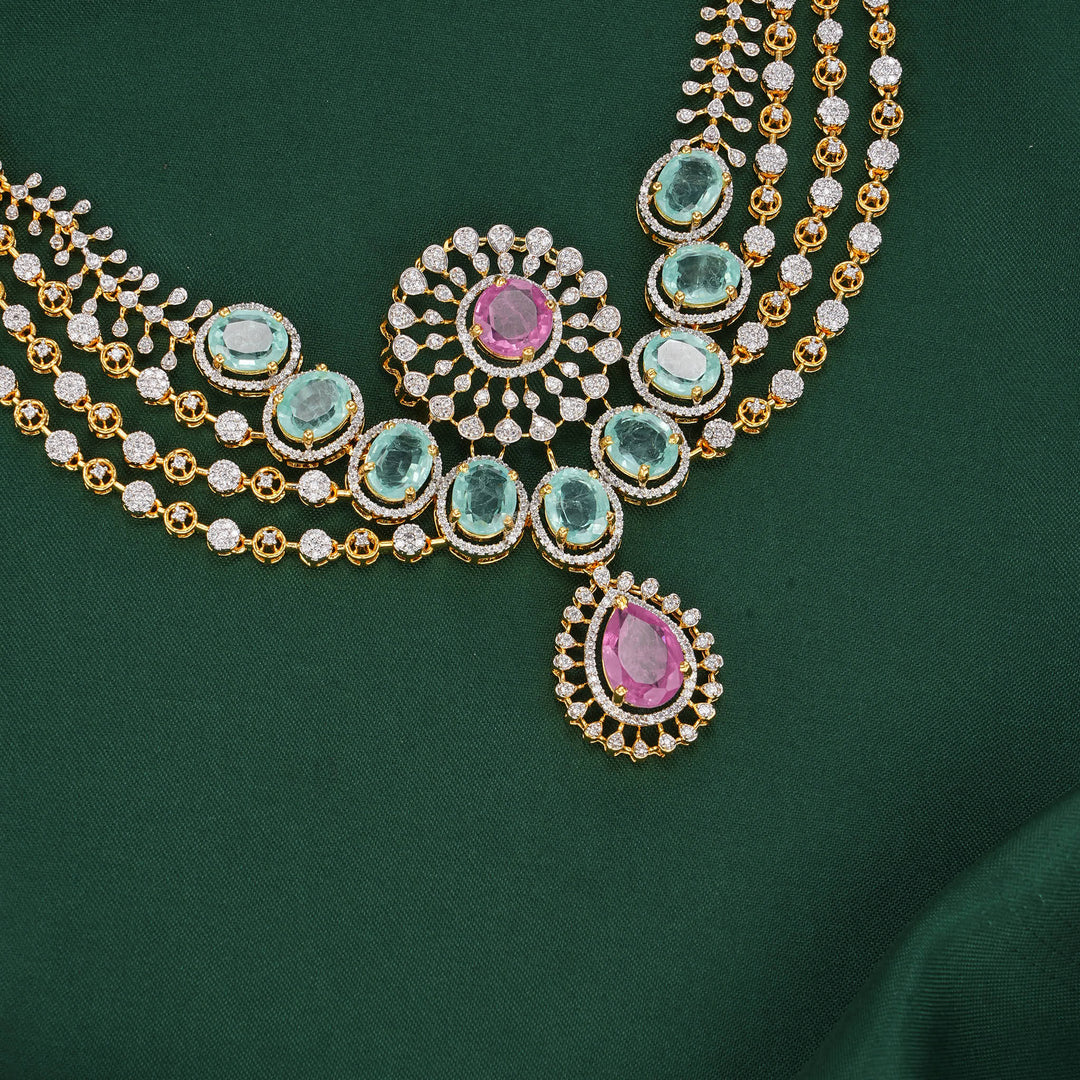 Finthikaa Diamond Design Necklace Set