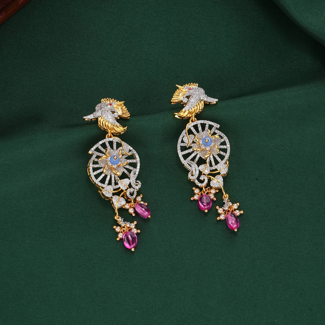 Bindhu  Diamond Design Necklace Set