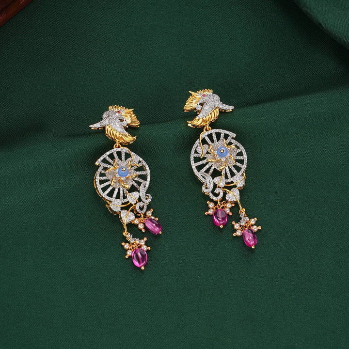 Bindhu  Diamond Design Necklace Set