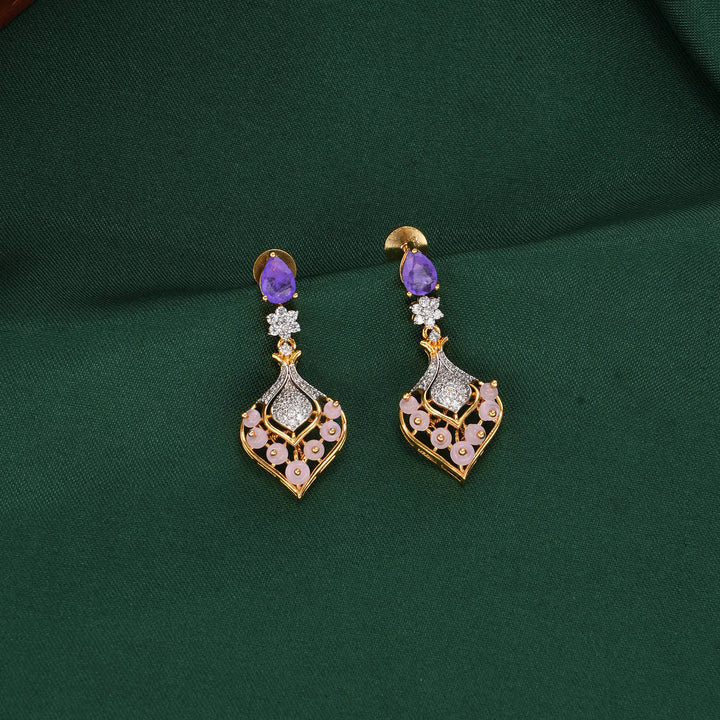 Dhivyaa Diamond Design Necklace Set