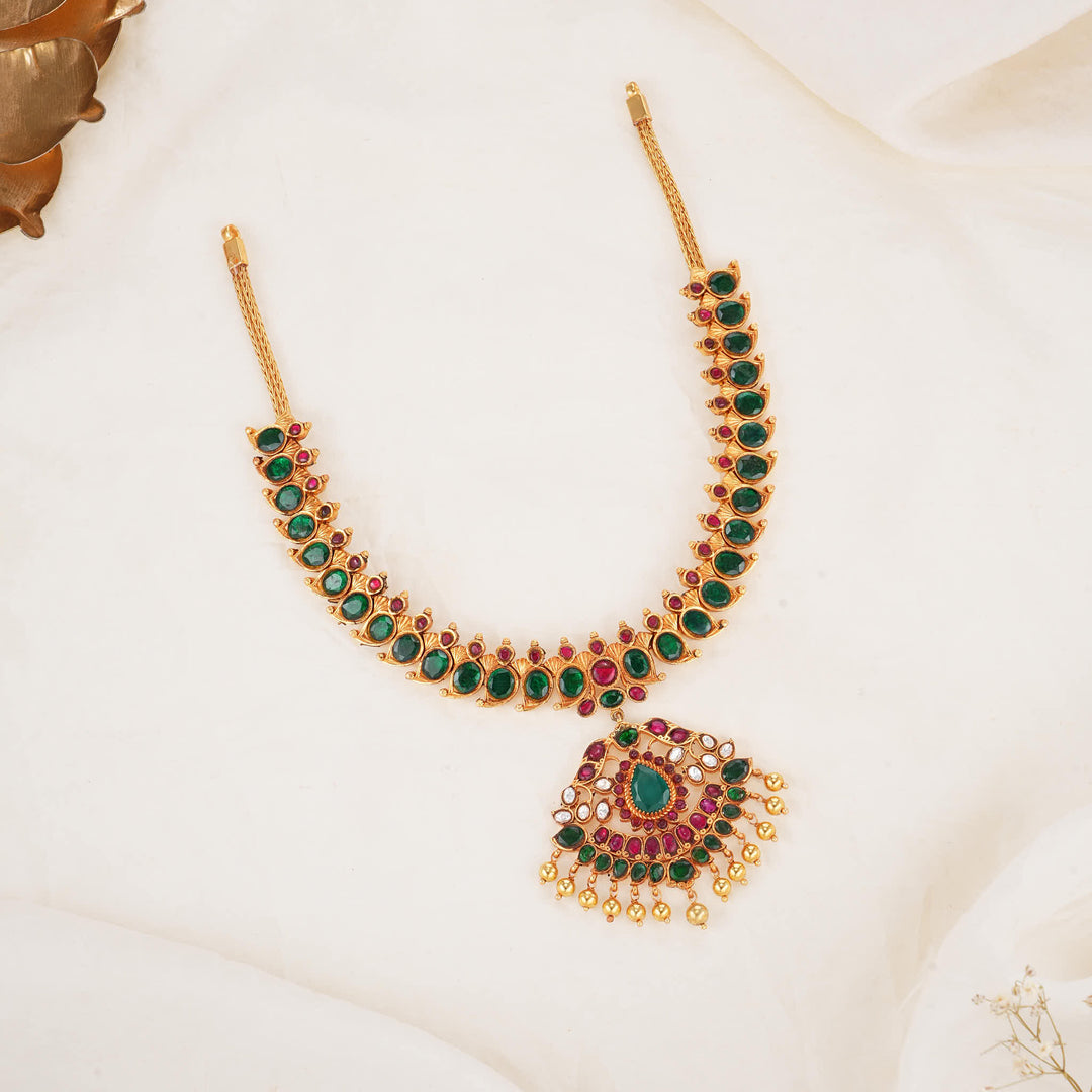 Grandeur Look Kundan Necklace