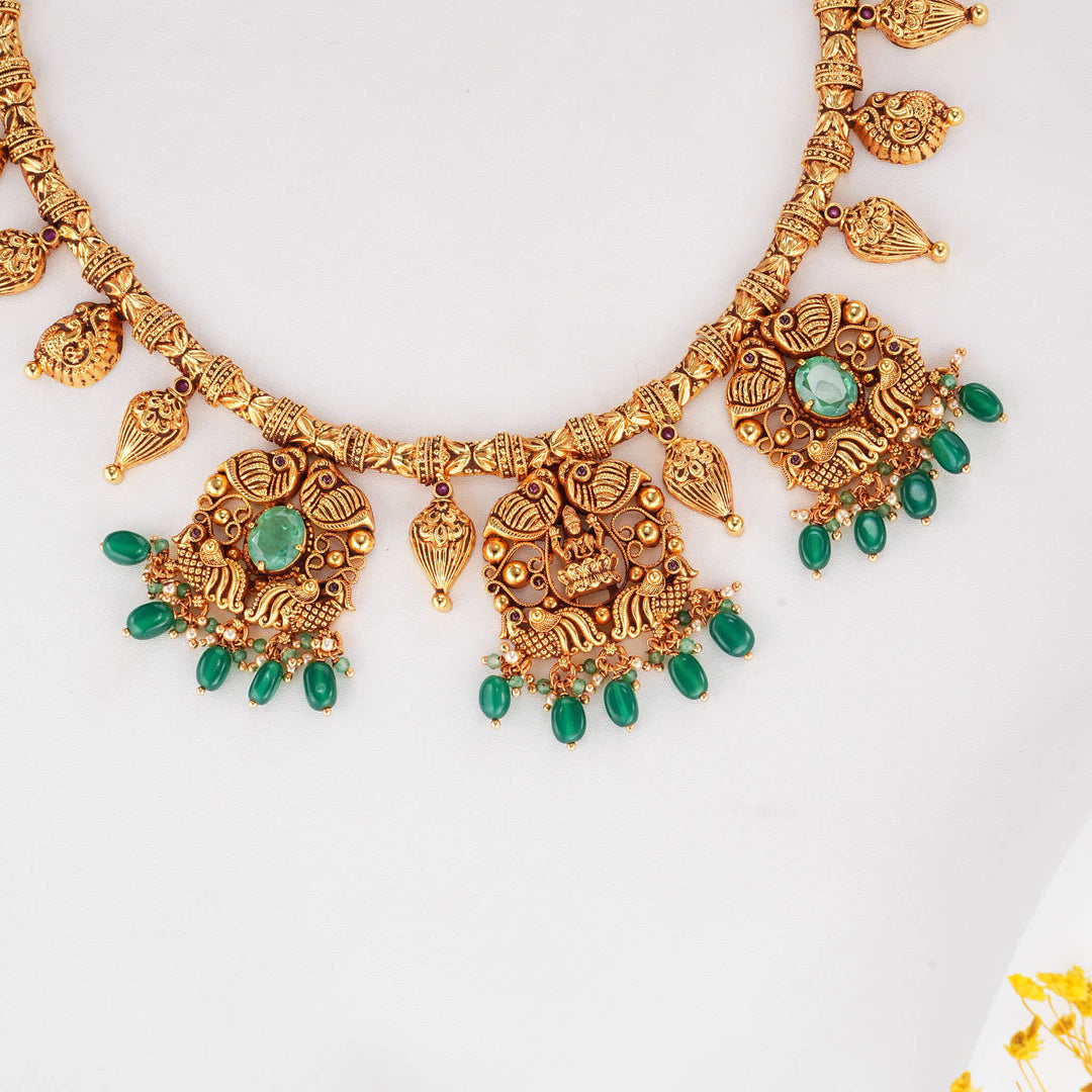 Nithikaa  3D Spl Short Necklace Set