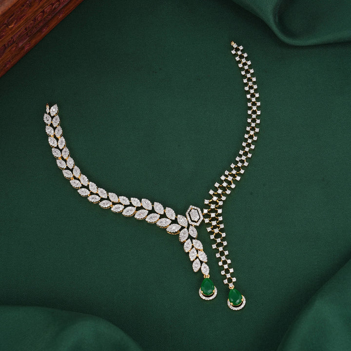 Simply Dazzle Diamond Design Necklace