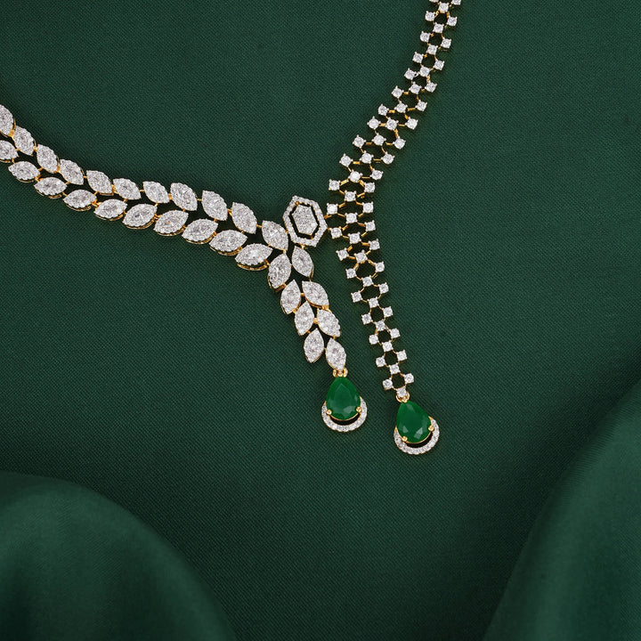 Simply Dazzle Diamond Design Necklace
