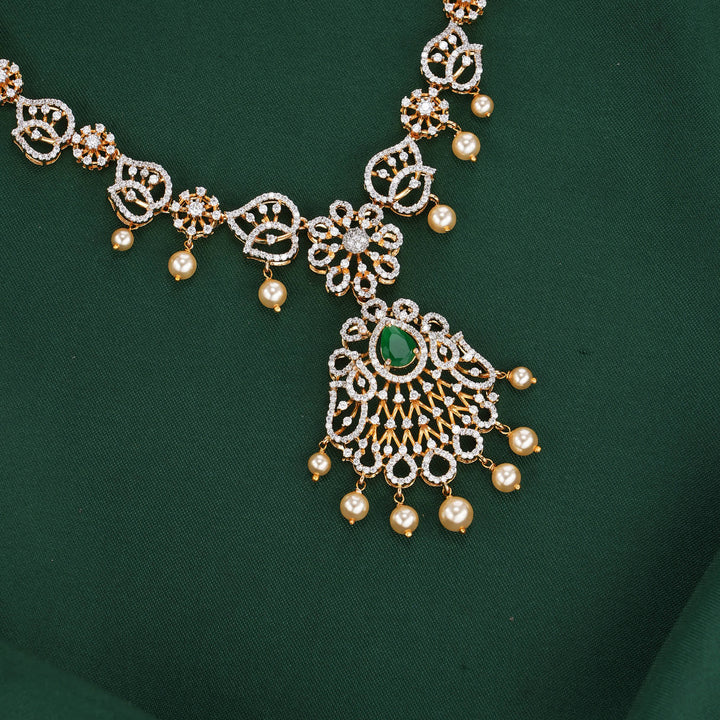 Timeless Elegance Diamond Design Necklace Set