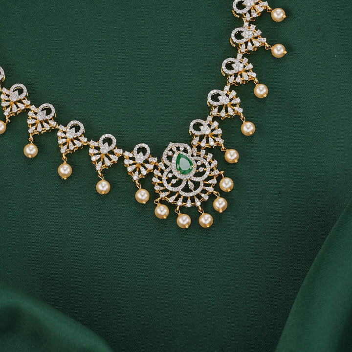 Timeless Craft Diamond Design Necklace Set