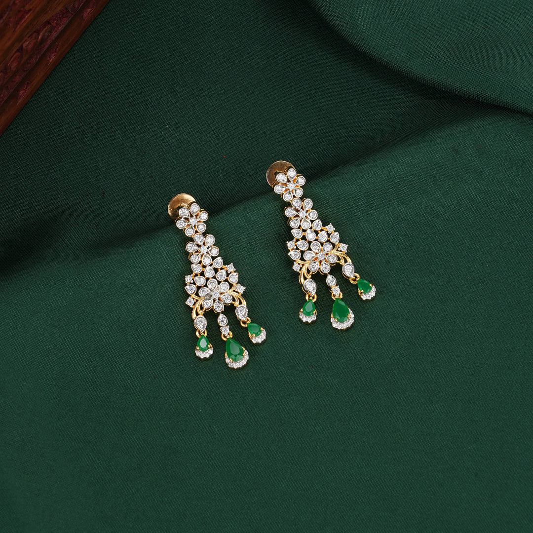 Authentic Sparkle Diamond Design Necklace Set