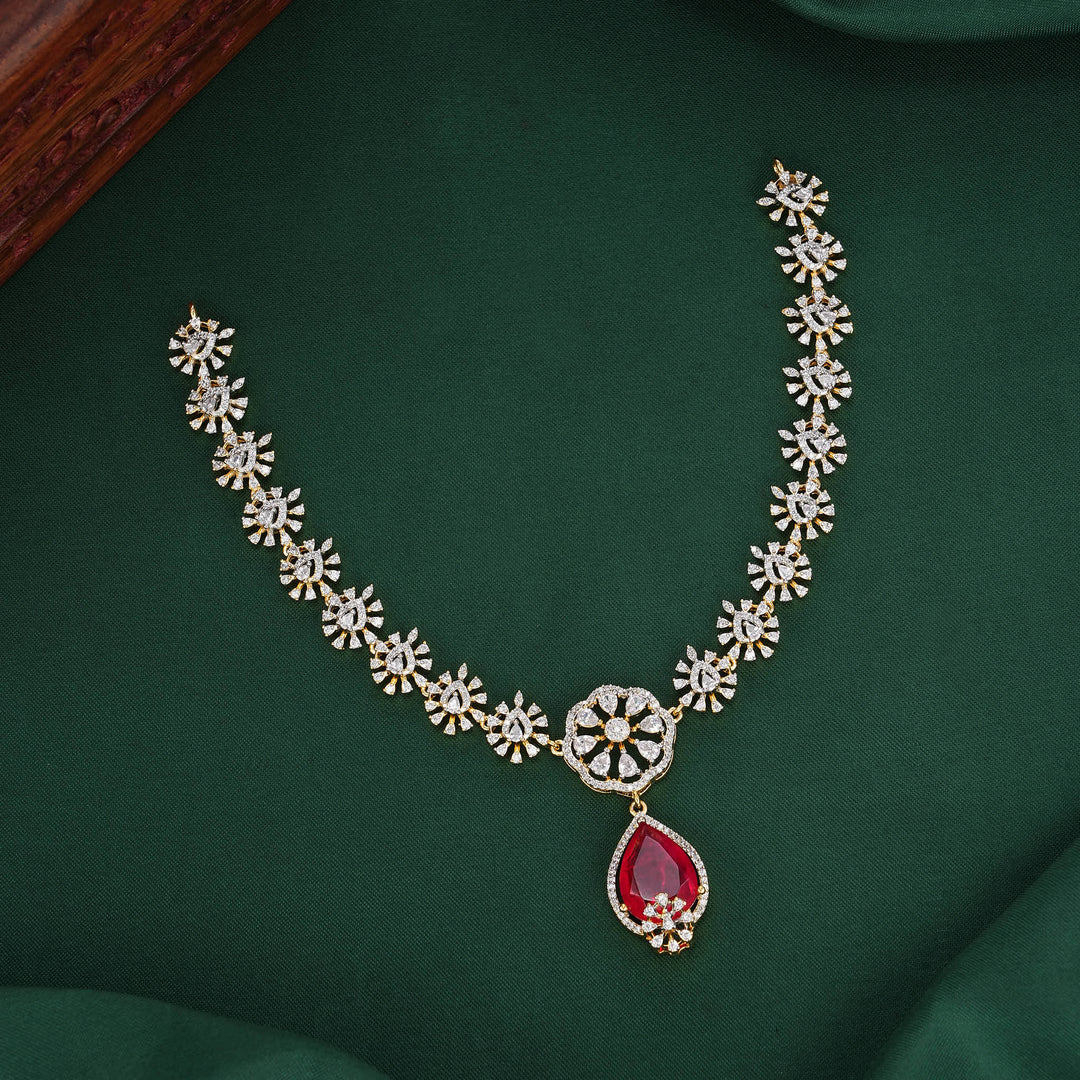 Regal Diamond Design Necklace