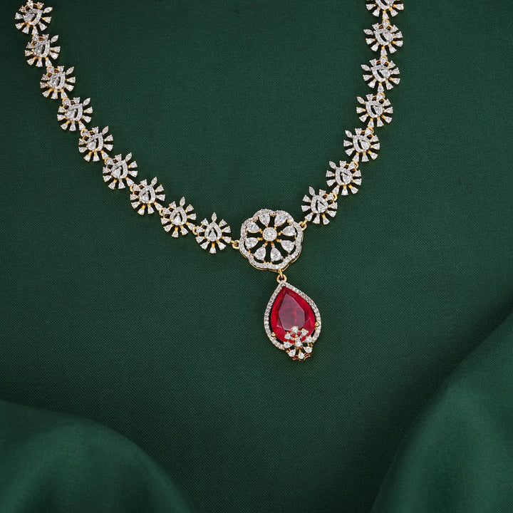 Regal Diamond Design Necklace