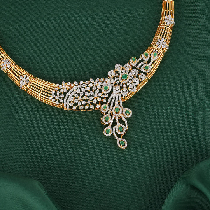 Shash Diamond Design Necklace Set