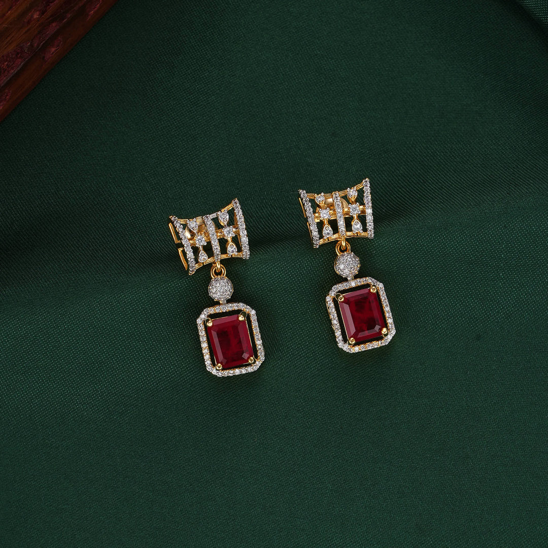 Vershikaa  Diamond Design Necklace Set