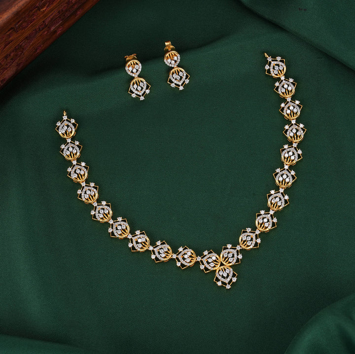 Liana  Diamond Design Necklace Set