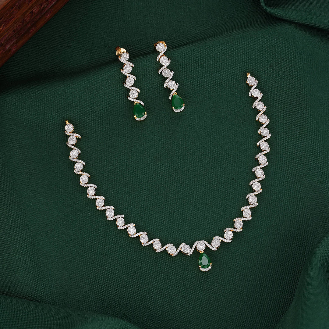 Ananyaa Diamond Design Necklace Set