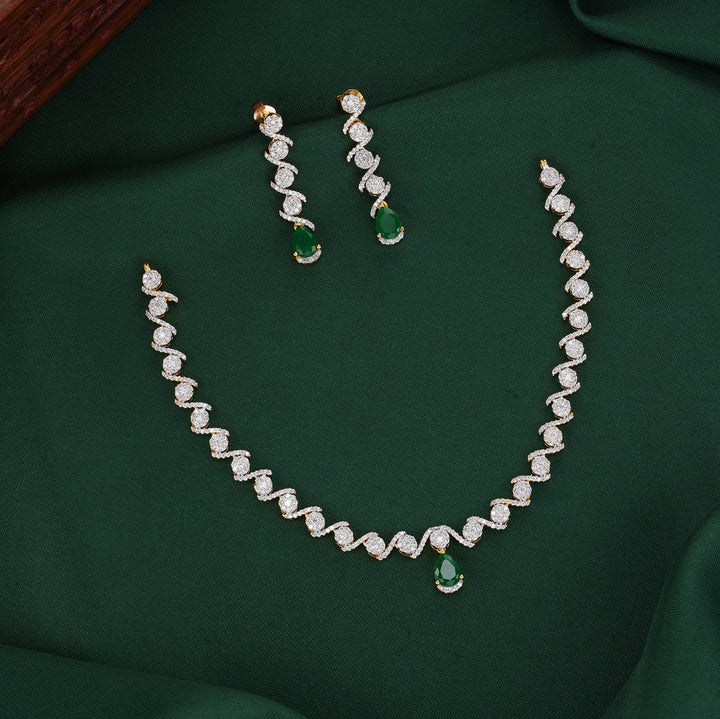 Ananyaa Diamond Design Necklace Set