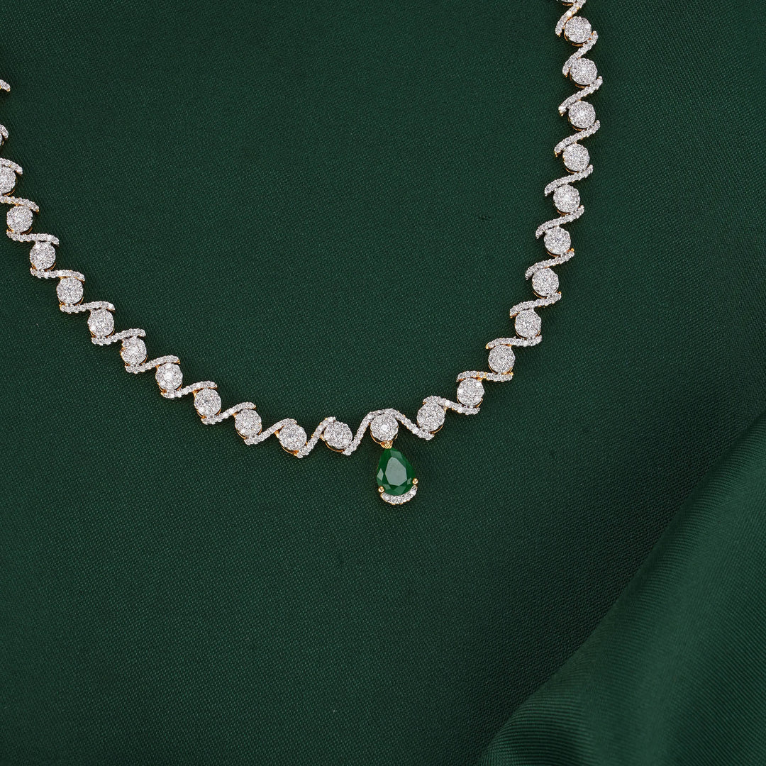 Ananyaa Diamond Design Necklace Set