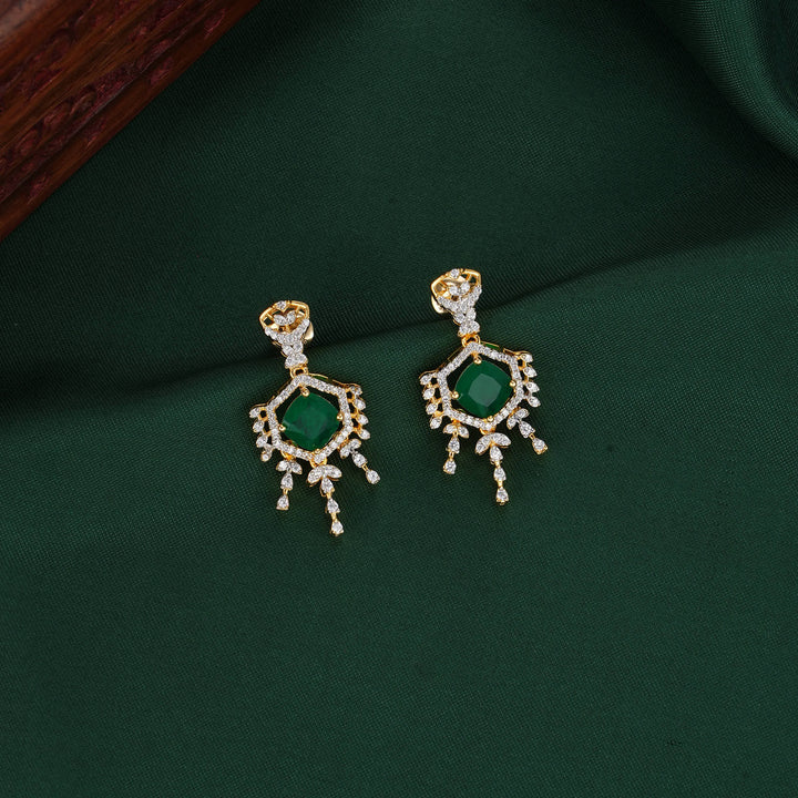 Trishalini Diamond Design Necklace Set