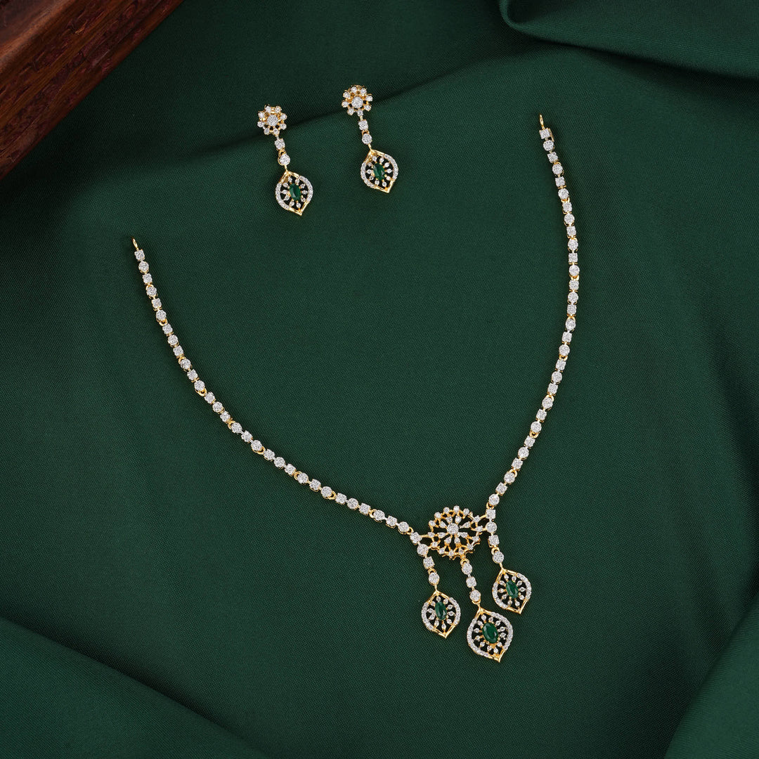 Kanisha Diamond Design Necklace Set