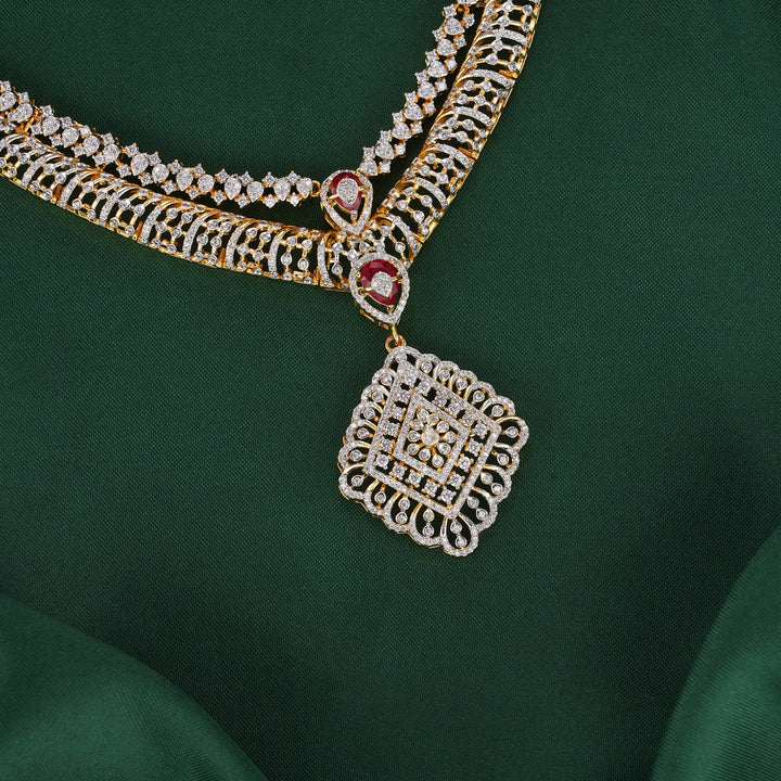 Grace Diamond Design Necklace Set