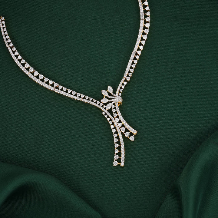 Varshikaa Diamond Design Necklace Set