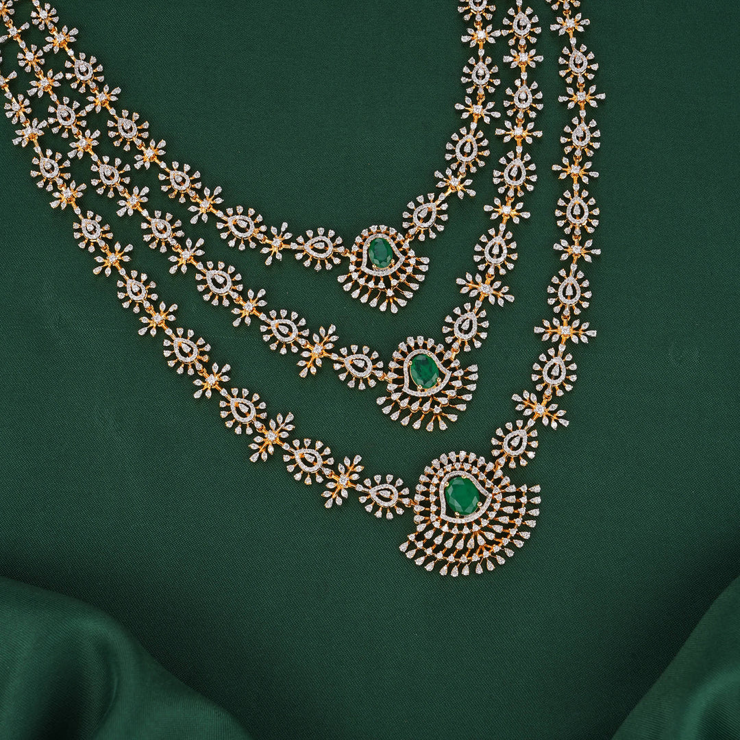 Elegantly Layered Avikam Necklace Set