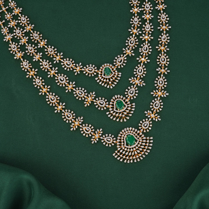 Elegantly Layered Avikam Necklace Set