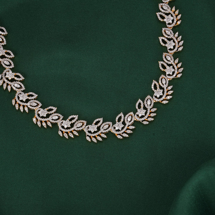 Lorielle Diamond Design Necklace Set
