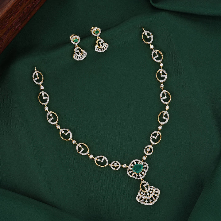 Mehitha Diamond Design Necklace Set