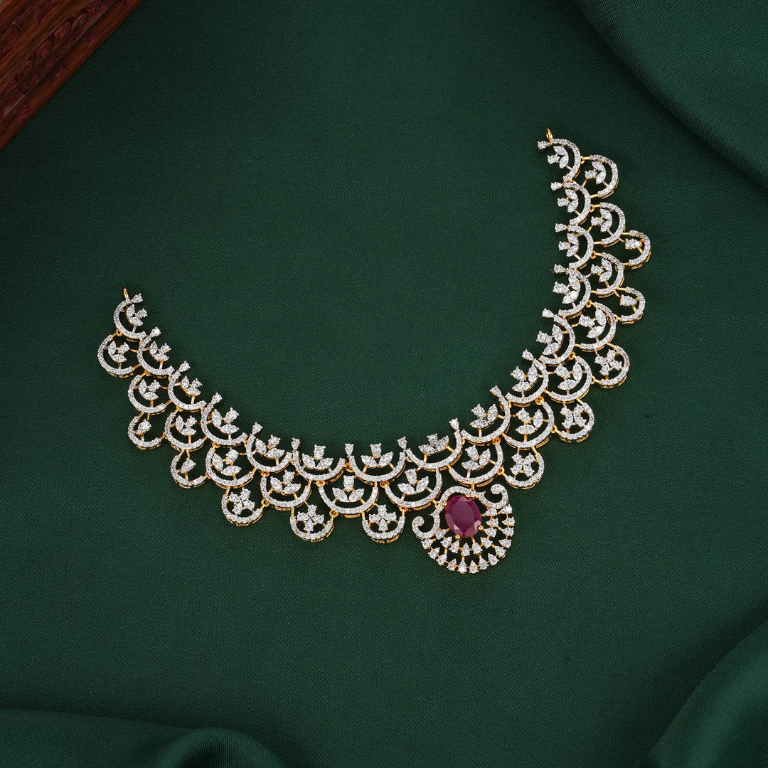 Diana Diamond Design Necklace