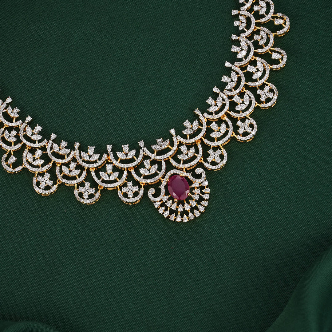Diana Diamond Design Necklace